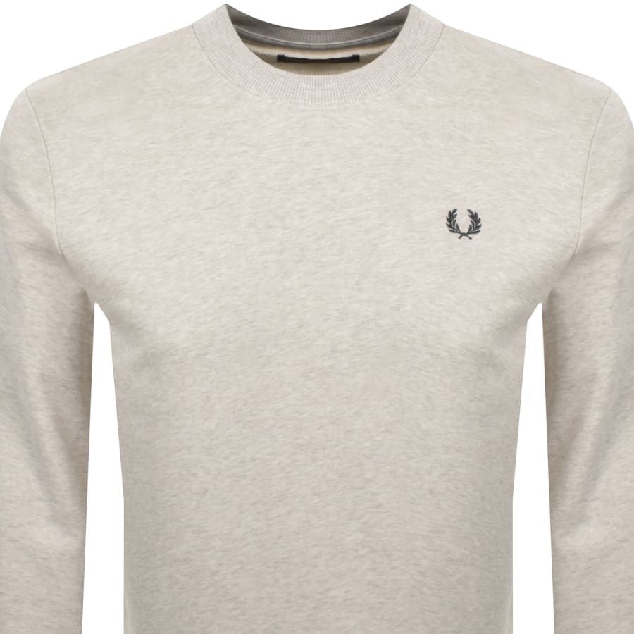 Fred Perry Crew Neck Sweatshirt Beige Mainline Menswear Canada